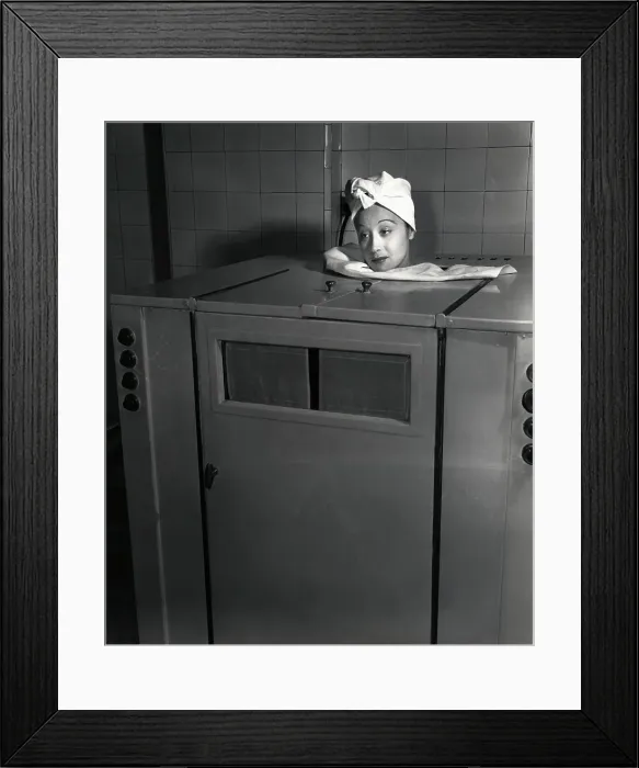 Framed Print : Woman Taking Turkish Steam Bath to Resist Tobacco Framed Print : Woman Taking Turkish Steam Bath to Resist Tobacco