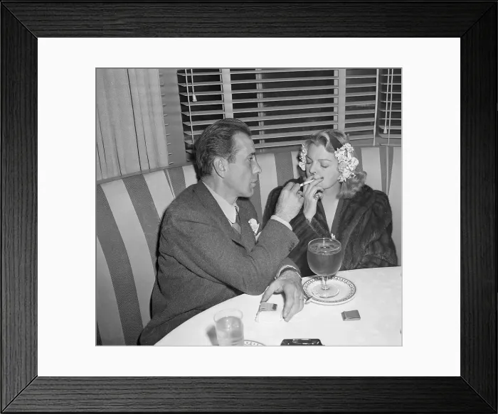 Framed Print : Humphrey Bogart and Mayo Methot Framed Print : Humphrey Bogart and Mayo Methot