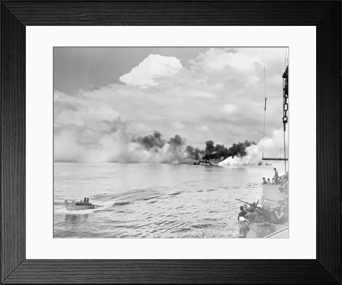 Framed Print : U.S. Warships in Leyte Gulf Framed Print : U.S. Warships in Leyte Gulf
