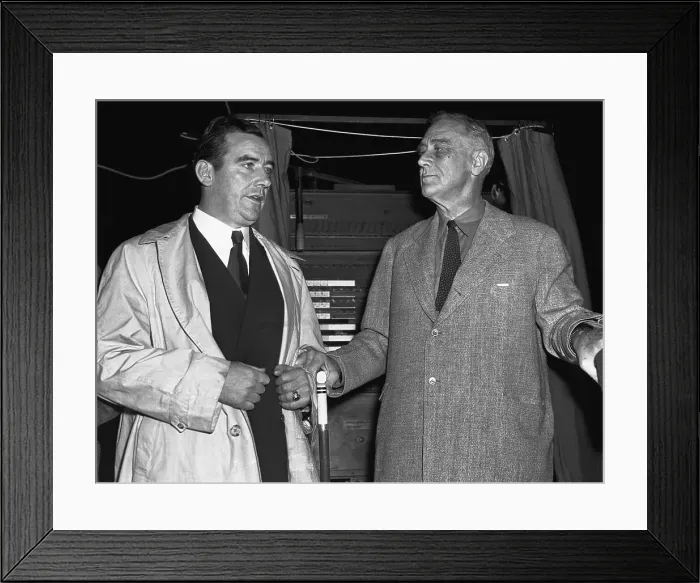 Framed Print : FDR and Reilly Voting Framed Print : FDR and Reilly Voting