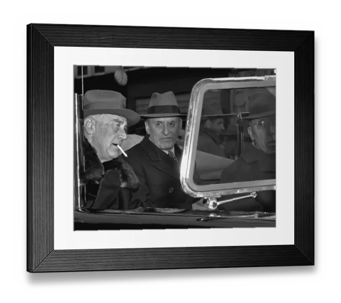 Framed Print : FDR Takes a Break from Re-election Campaign Framed Print : FDR Takes a Break from Re-election Campaign