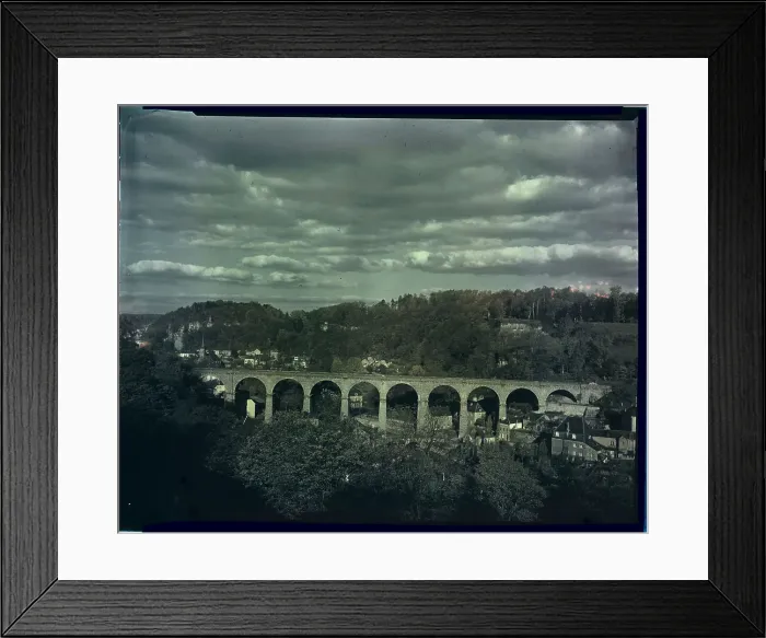 Framed Print : View of Houses in Luxembourg Framed Print : View of Houses in Luxembourg