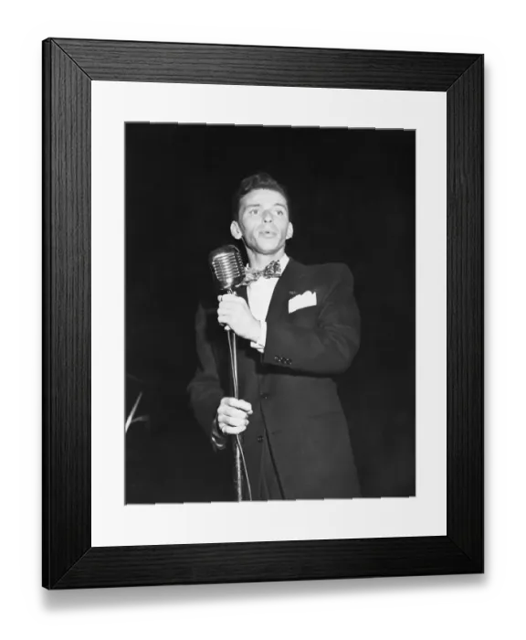 Framed Print : Frank Sinatra Performing Framed Print : Frank Sinatra Performing