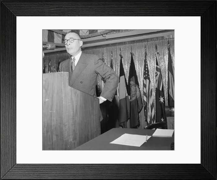 Framed Print : Adolf A. Berle, Jr. Speaking Framed Print : Adolf A. Berle, Jr. Speaking
