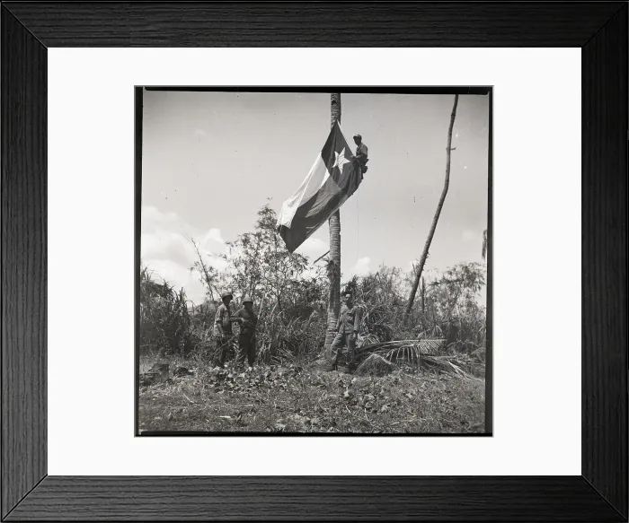 Framed Print : First Flag To Be Raised Over Philippines Framed Print : First Flag To Be Raised Over Philippines