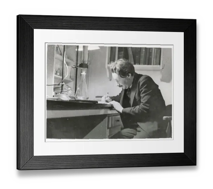 Framed Print : Ernest Boris Chain Working Framed Print : Ernest Boris Chain Working
