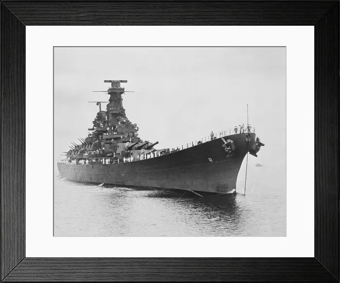 Framed Print : U.S.S. New Jersey