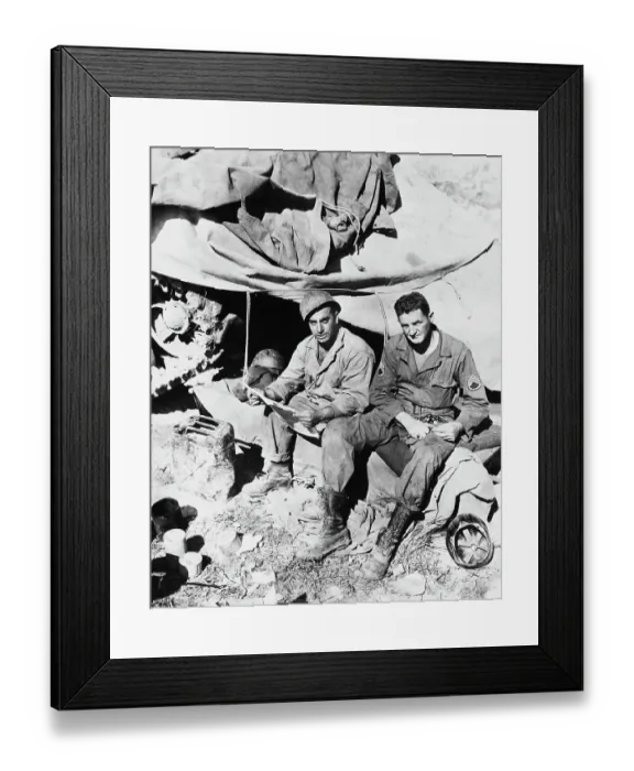 Framed Print : Members of the 91st Division of the Fifth Army Framed Print : Members of the 91st Division of the Fifth Army