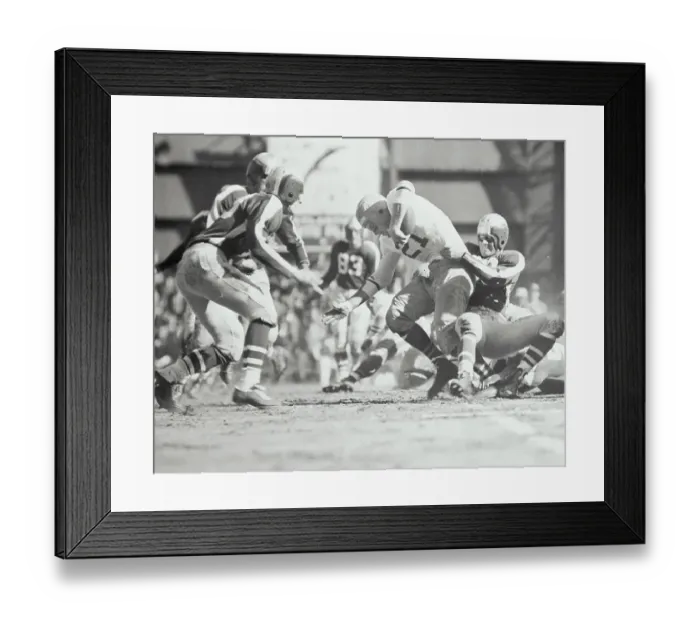 Framed Print : Friedman Sacking Quarterback Framed Print : Friedman Sacking Quarterback