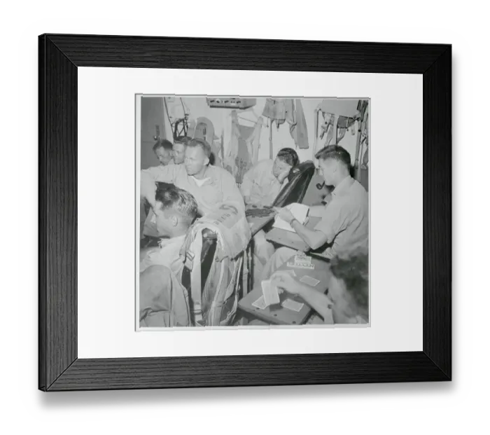 Framed Print : Pilots Relaxing Framed Print : Pilots Relaxing