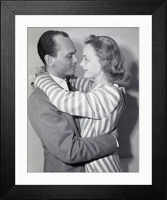 Framed Print : Yul Bryner and Virginia Gilmore Framed Print : Yul Bryner and Virginia Gilmore