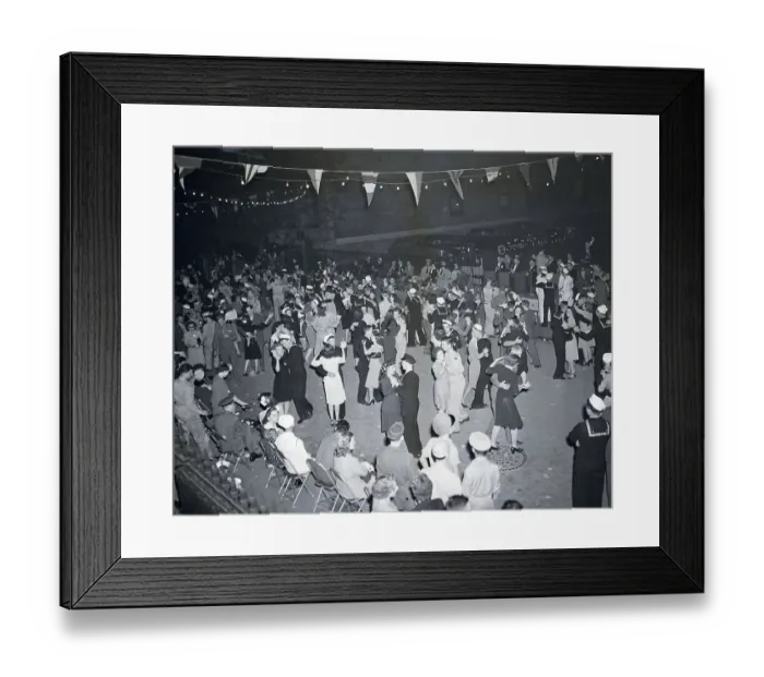 Framed Print : General View Of Block Party Troops Framed Print : General View Of Block Party Troops