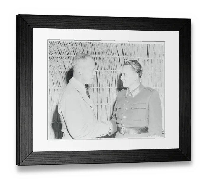 Framed Print : Josip Broz Tito Meeting Robert P. Patterson Framed Print : Josip Broz Tito Meeting Robert P. Patterson