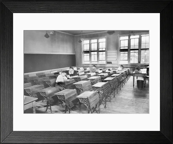 Framed Print : Empty Classroom Framed Print : Empty Classroom