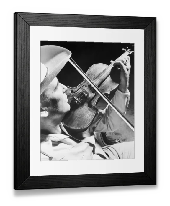 Framed Print : Bob Wills Playing Fiddle Framed Print : Bob Wills Playing Fiddle