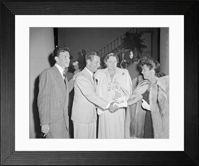 Framed Print : F Sinatra J Brown Mrs Brown & Mrs Sinatra Framed Print : F Sinatra J Brown Mrs Brown & Mrs Sinatra