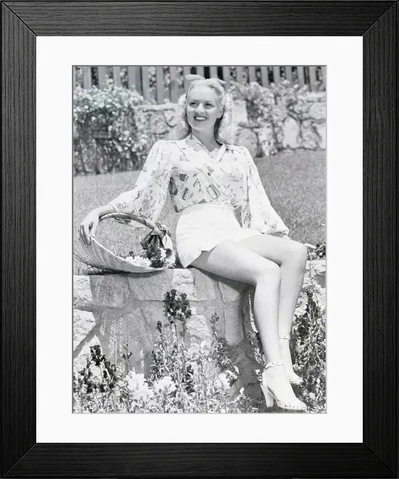 Framed Print : Betty Grable After Giving Birth Framed Print : Betty Grable After Giving Birth