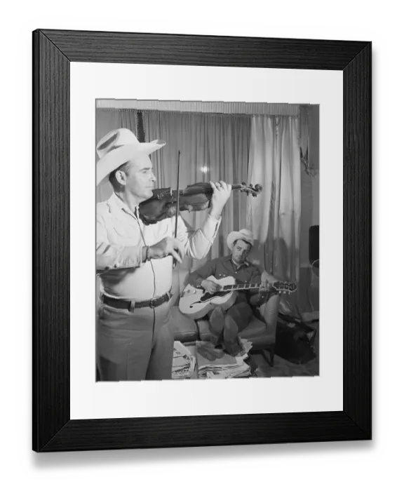 Framed Print : Fiddler and Guitarist Framed Print : Fiddler and Guitarist