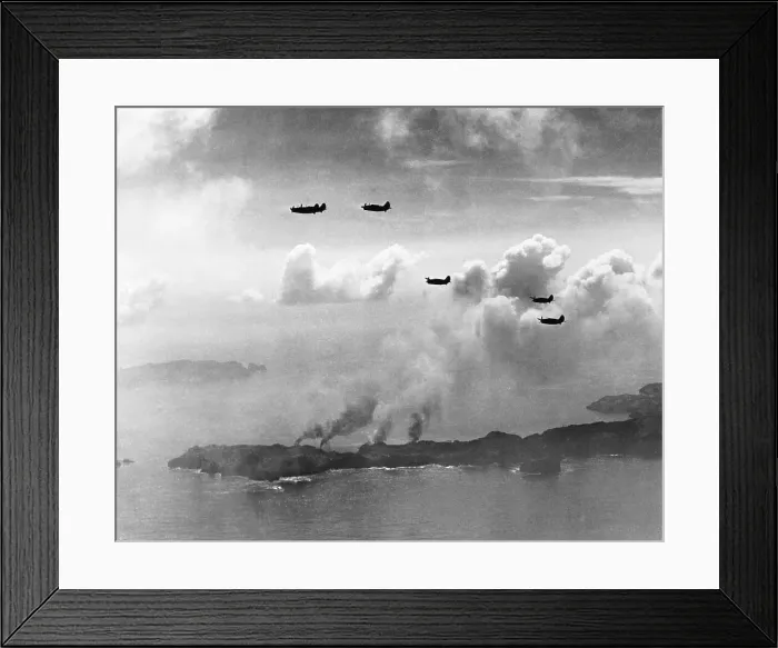 Framed Print : Fighter Jets Dropping Bombs Framed Print : Fighter Jets Dropping Bombs