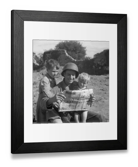 Framed Print : Reading Blondie Framed Print : Reading Blondie