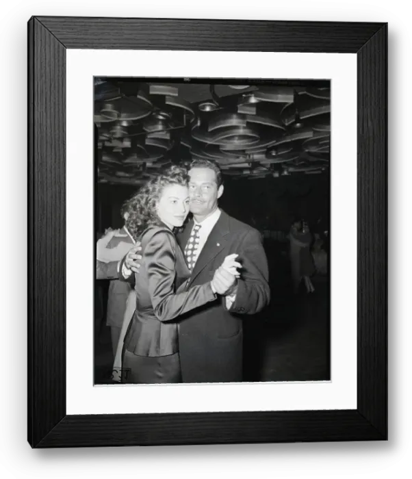 Framed Print : Ava Gardner and Alexander D'Arcy Dancing Framed Print : Ava Gardner and Alexander D'Arcy Dancing