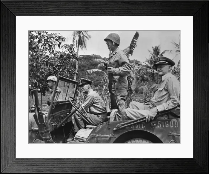 Framed Print : Ernest J. King, Holland MCT. Smith and Chester W. Nimitz Framed Print : Ernest J. King, Holland MCT. Smith and Chester W. Nimitz