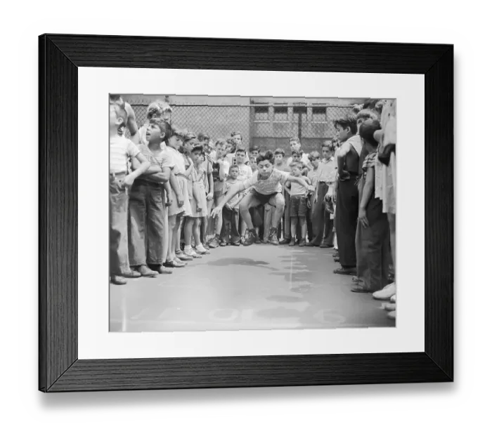 Framed Print : Teenage Boy Does Standing Broad Jump Framed Print : Teenage Boy Does Standing Broad Jump