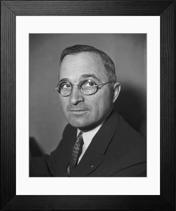 Framed Print : Portrait of Harry S. Truman Framed Print : Portrait of Harry S. Truman