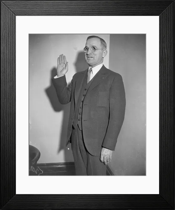 Framed Print : Portrait of Harry S. Truman Framed Print : Portrait of Harry S. Truman