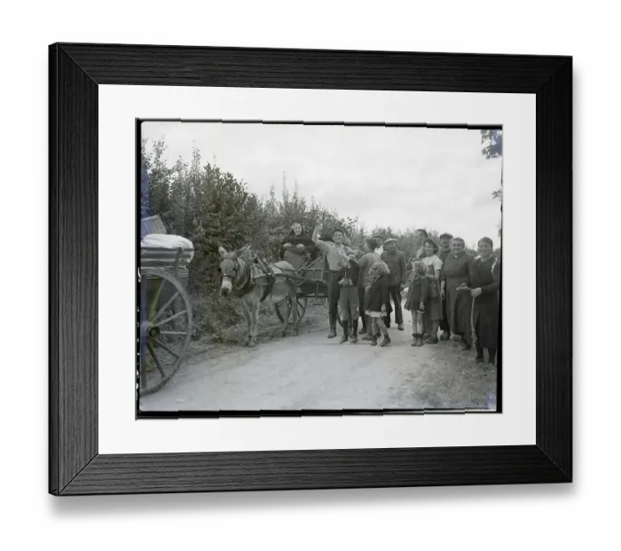 Framed Print : French People Happy As They'Re Relocated Framed Print : French People Happy As They'Re Relocated