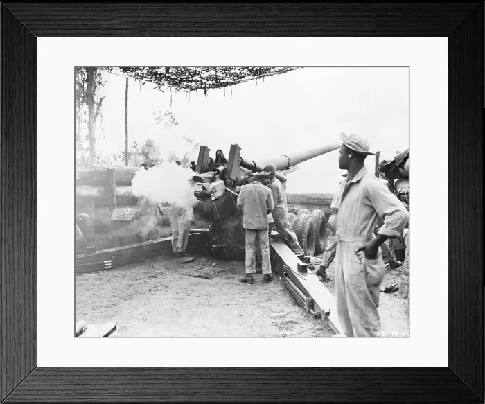 Framed Print : Firing Heavy Artillery Framed Print : Firing Heavy Artillery