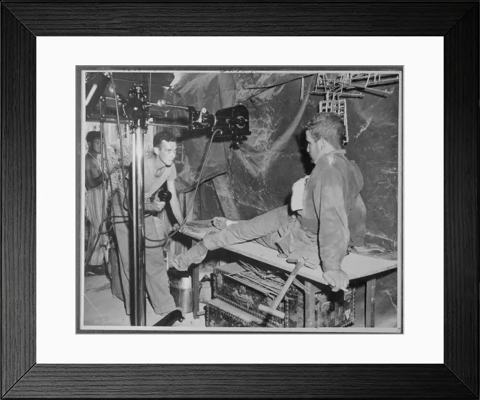 Framed Print : Marine Receiving An X-Ray at a Medical Base Framed Print : Marine Receiving An X-Ray at a Medical Base