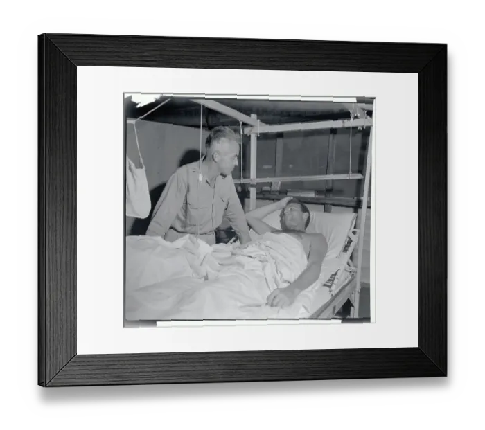 Framed Print : Military Hospital in New Guinea