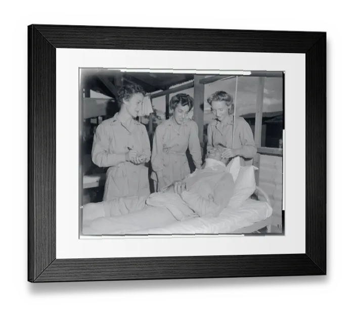 Framed Print : Military Hospital in New Guinea Framed Print : Military Hospital in New Guinea