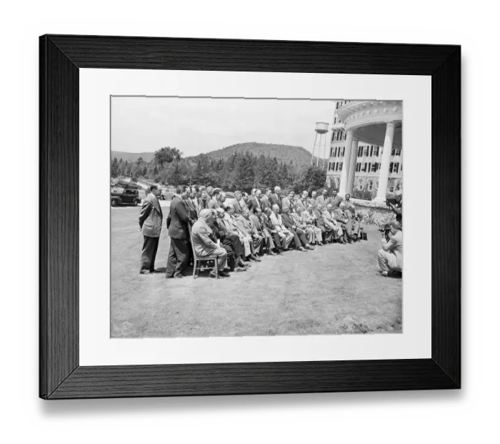 Framed Print : Henry Morgenthau, Jr. At Conference Framed Print : Henry Morgenthau, Jr. At Conference