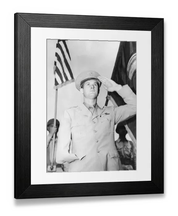 Framed Print : Captain Maurice L. Britt Framed Print : Captain Maurice L. Britt