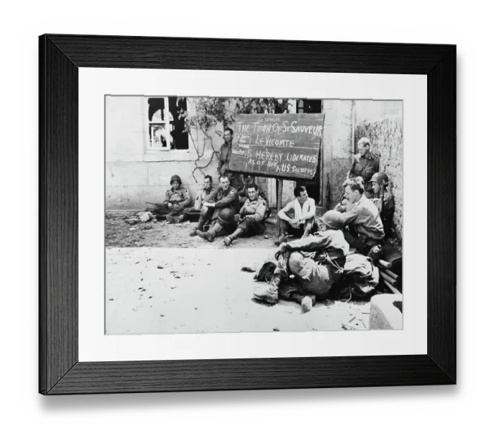 Framed Print : Liberated St Saveur Framed Print : Liberated St Saveur