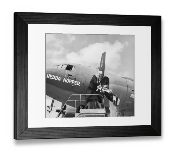 Framed Print : Woman Breaks Bag Of Confetti On Propello Framed Print : Woman Breaks Bag Of Confetti On Propello