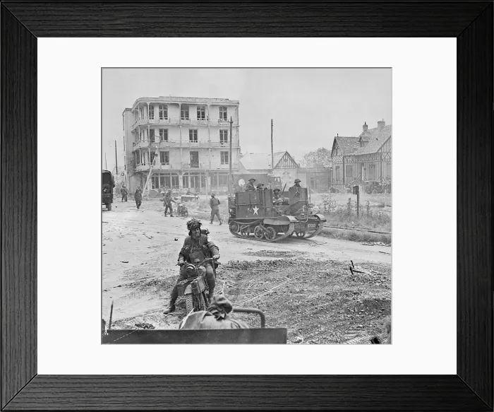 Framed Print : British Bren Gun Carrier in Normandy 1944 Framed Print : British Bren Gun Carrier in Normandy 1944