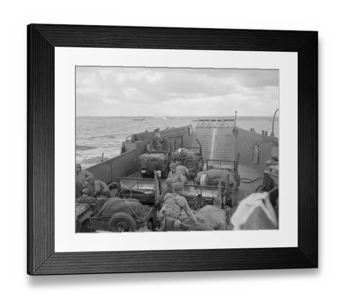 Framed Print : Transport Craft on D-Day Framed Print : Transport Craft on D-Day