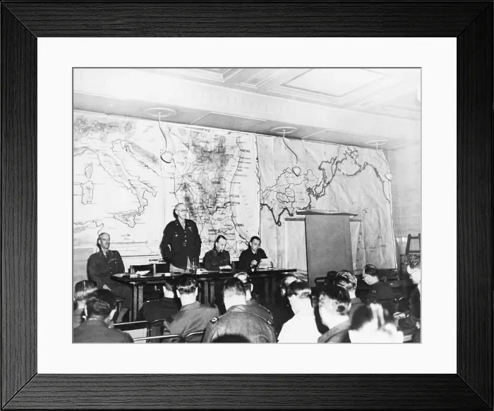 Framed Print : Correspondents Being Told What To Write