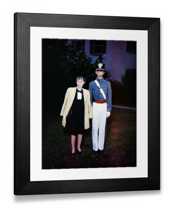 Framed Print : West Point Graduate John Eisenhower with Mother Framed Print : West Point Graduate John Eisenhower with Mother