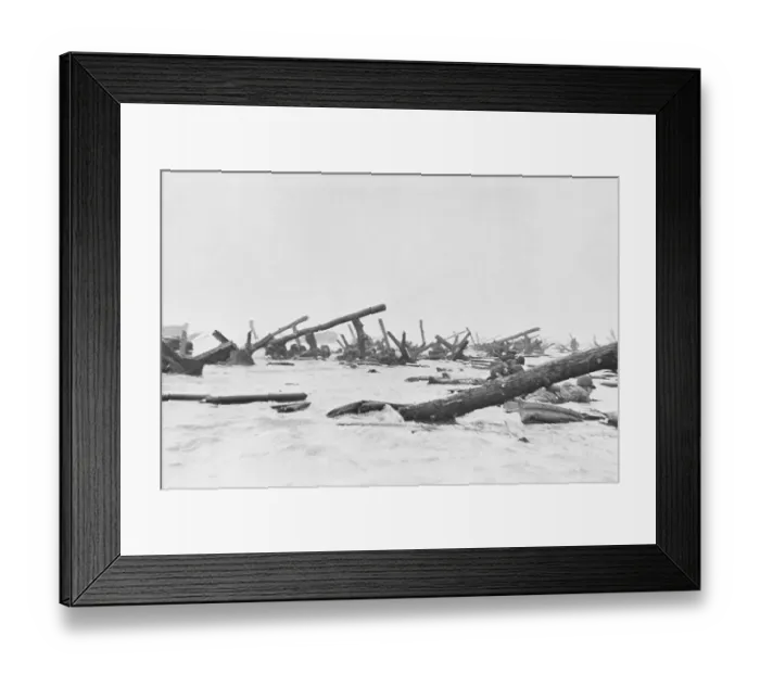 Framed Print : Invaders on Omaha Beach Framed Print : Invaders on Omaha Beach