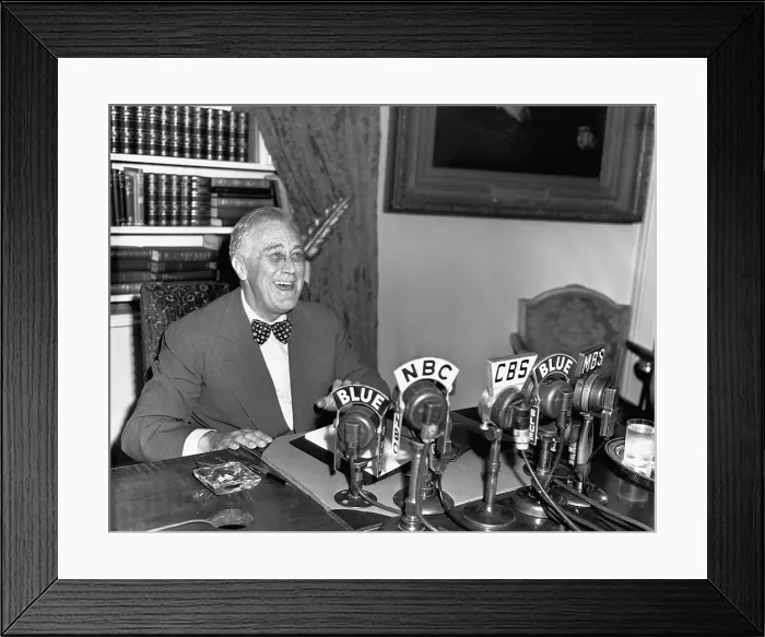 Framed Print : Franklin Delano Roosevelt Hails Fall of Rome Framed Print : Franklin Delano Roosevelt Hails Fall of Rome