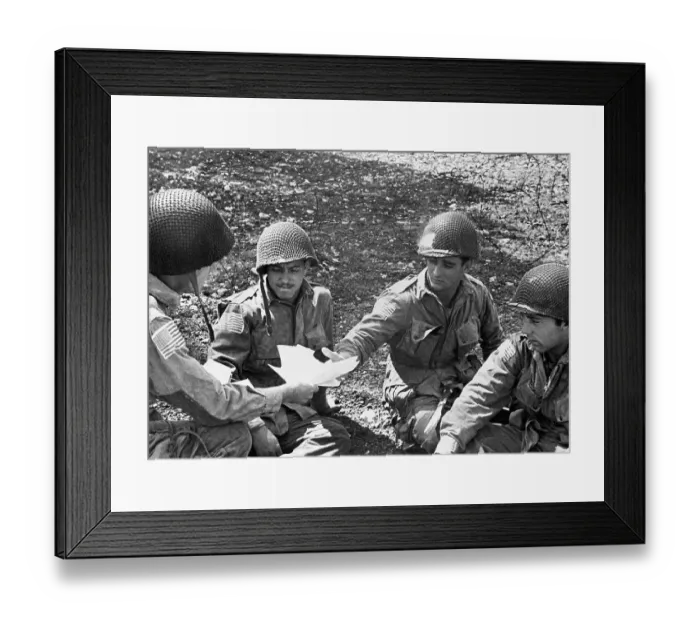 Framed Print : Airborne Troops V-Mail Framed Print : Airborne Troops V-Mail