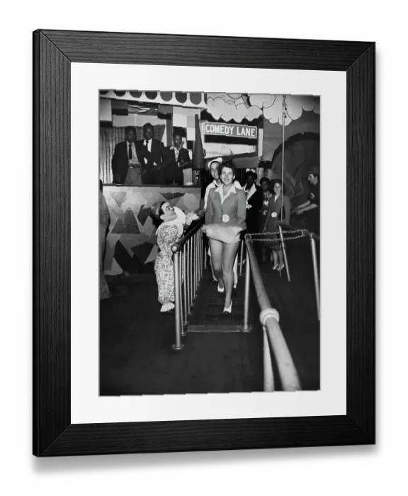 Framed Print : Comedy Lane