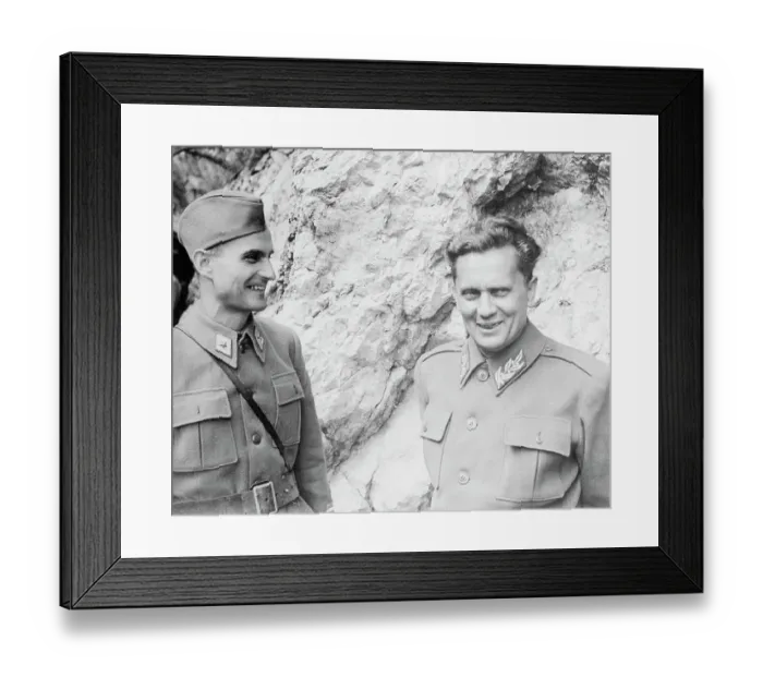Framed Print : Josip Broz Tito and Arsa Yovanovitch Framed Print : Josip Broz Tito and Arsa Yovanovitch