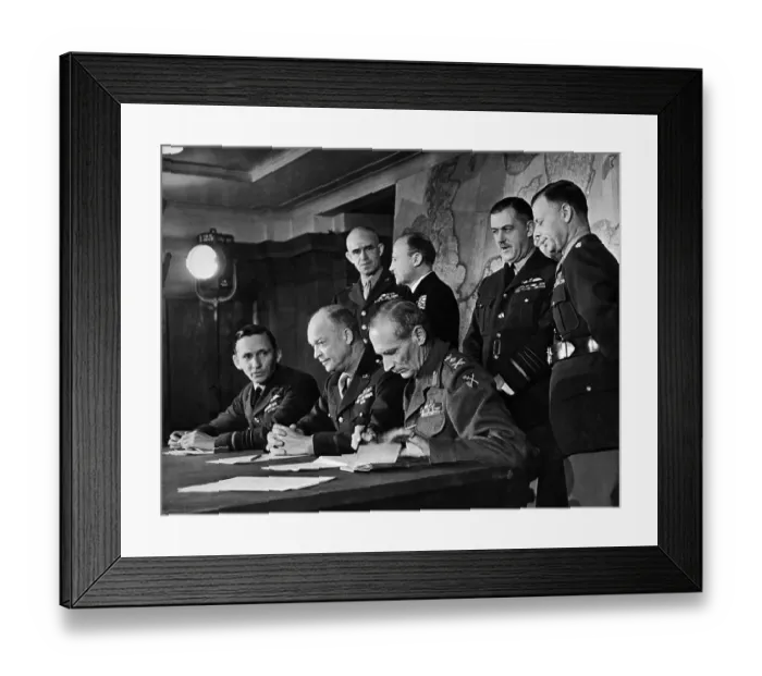 Framed Print : Side View of Eisenhower and Other Generals Framed Print : Side View of Eisenhower and Other Generals