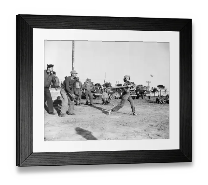 Framed Print : A WAC at Bat Framed Print : A WAC at Bat