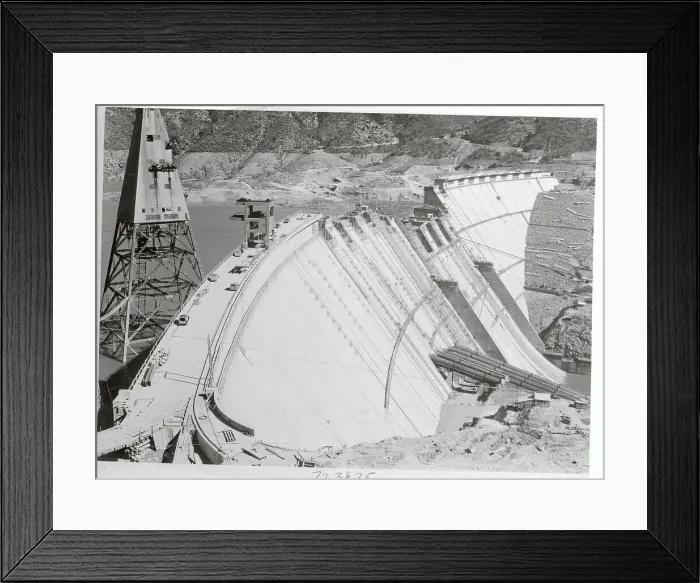 Framed Print : Aerial view of Shasta Dam Framed Print : Aerial view of Shasta Dam